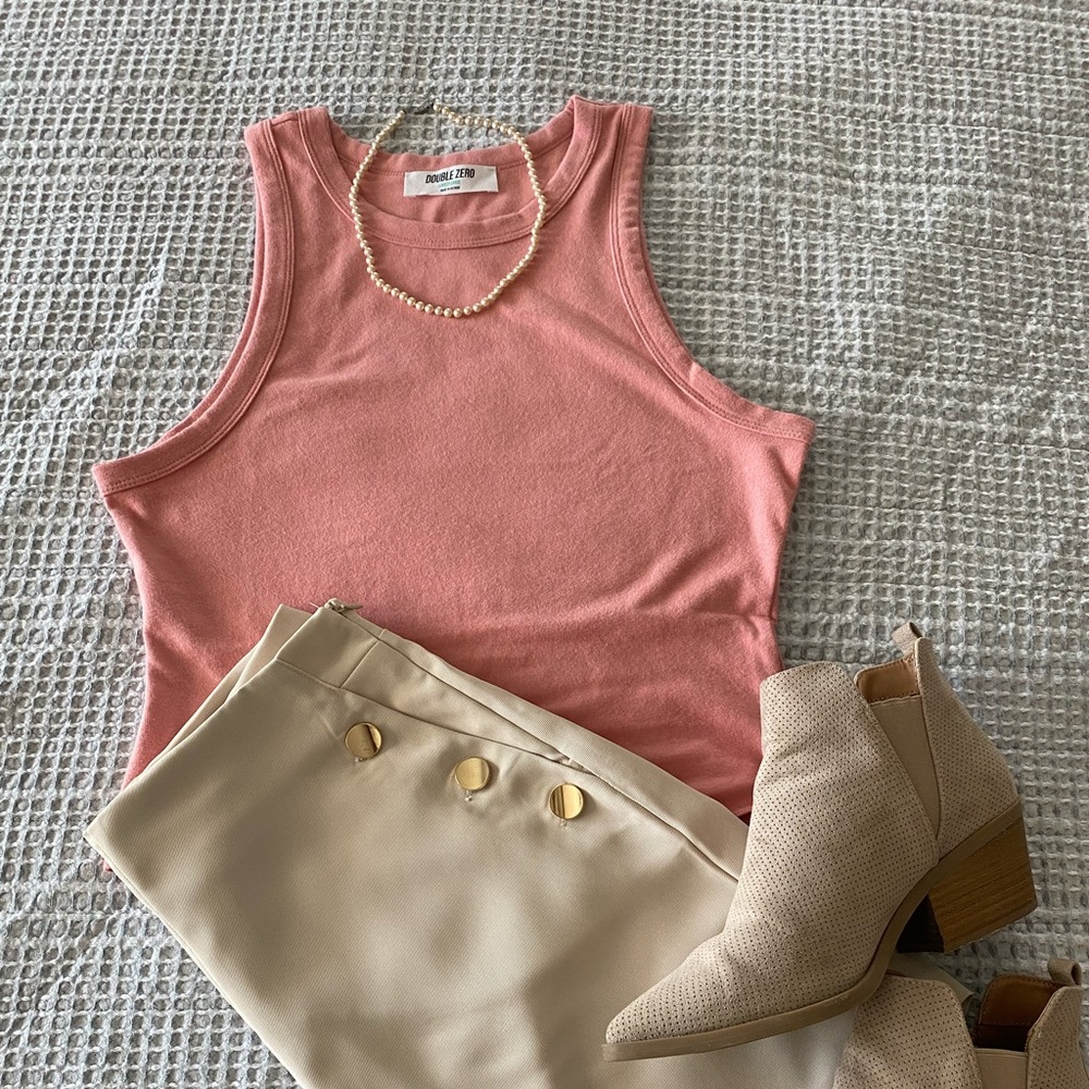 Teak Rose Tank Bodysuit